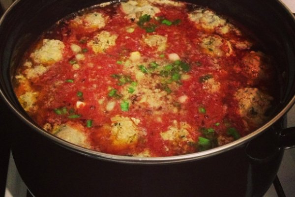 Как приготовить вкусный томатный суп с фрикадельками из говяжьего фарша